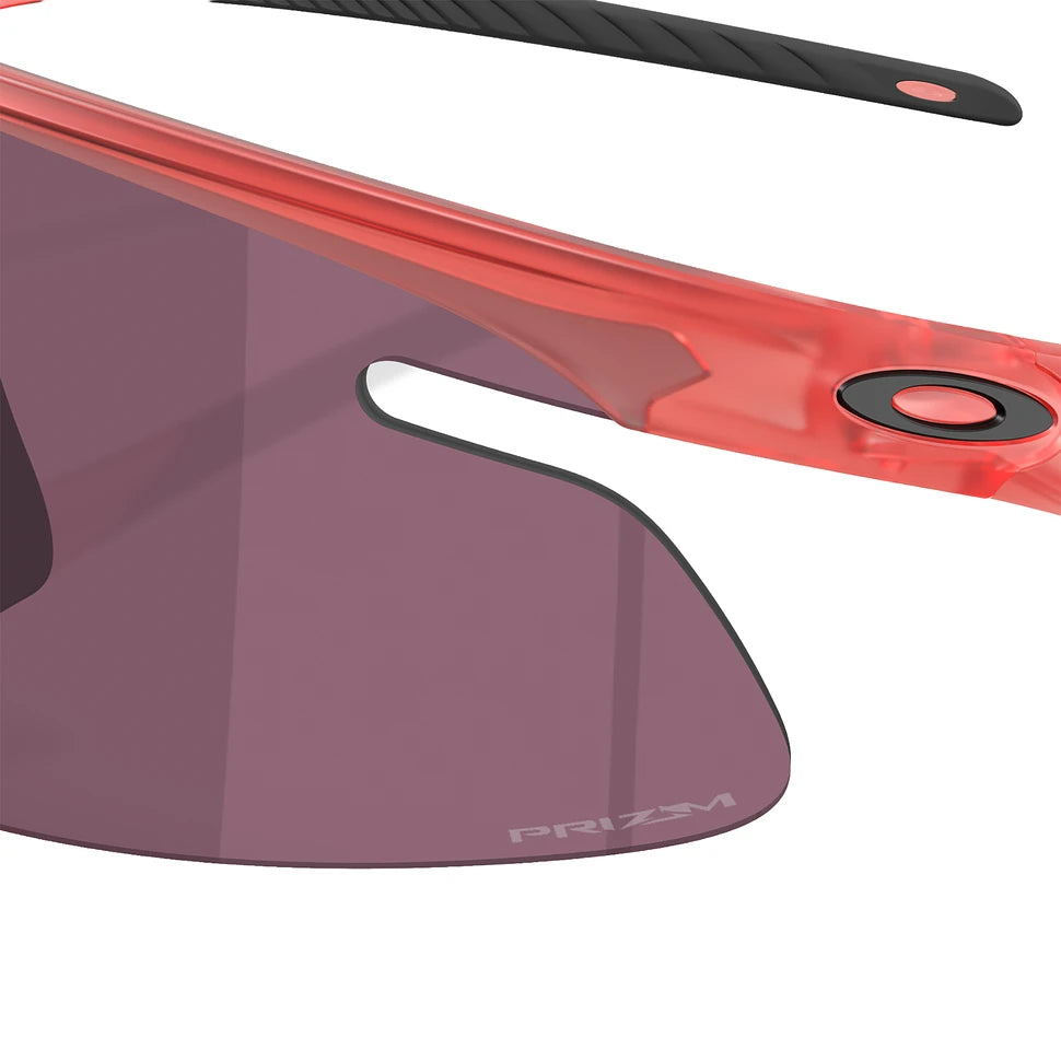 OAKLEY RSLV LITE - MATTE TRANS PEACH - PRIZM ROAD  BLACK