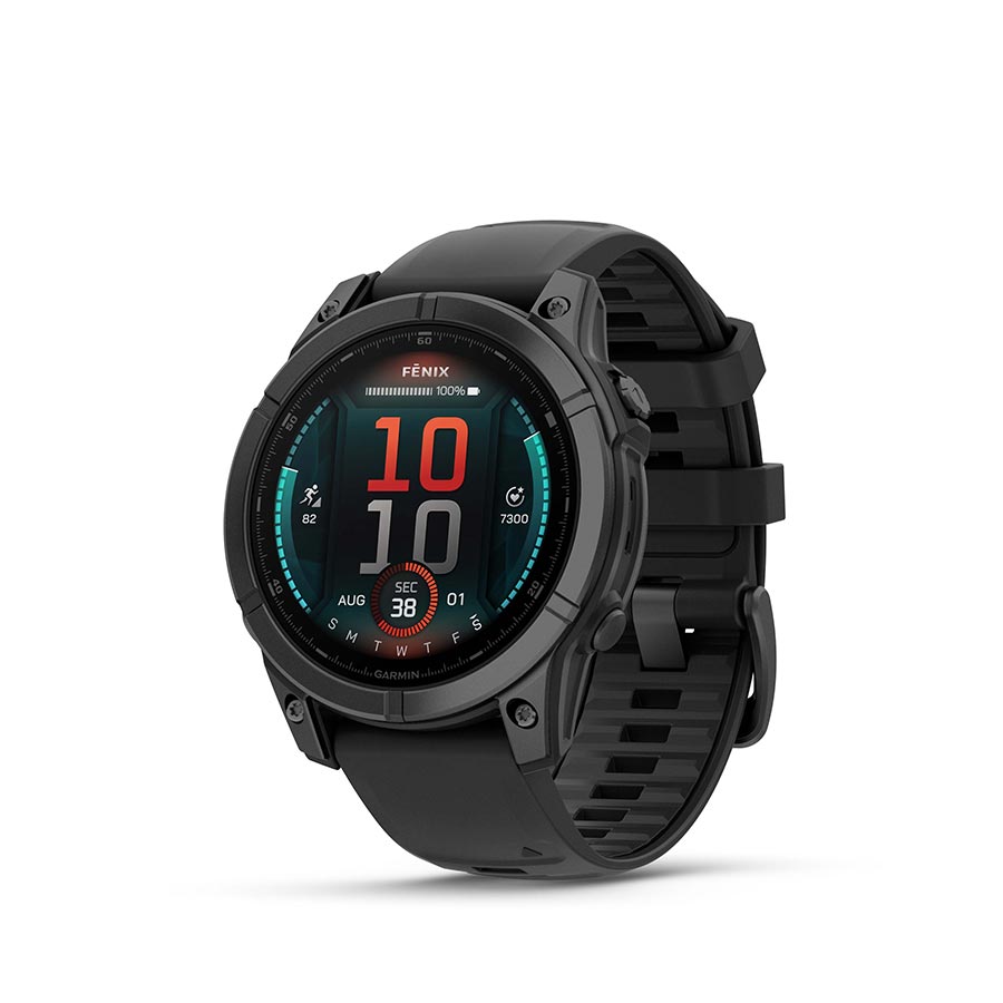 Garmin fenix E AMOLED 47mm, Gris ardoise, vue 1