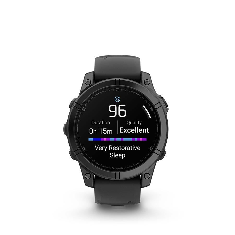 Garmin fenix E AMOLED 47mm, Gris ardoise, vue 2