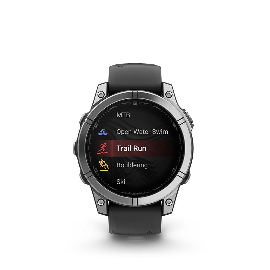 Garmin fenix E AMOLED 47mm, Acier inoxydable, vue 9