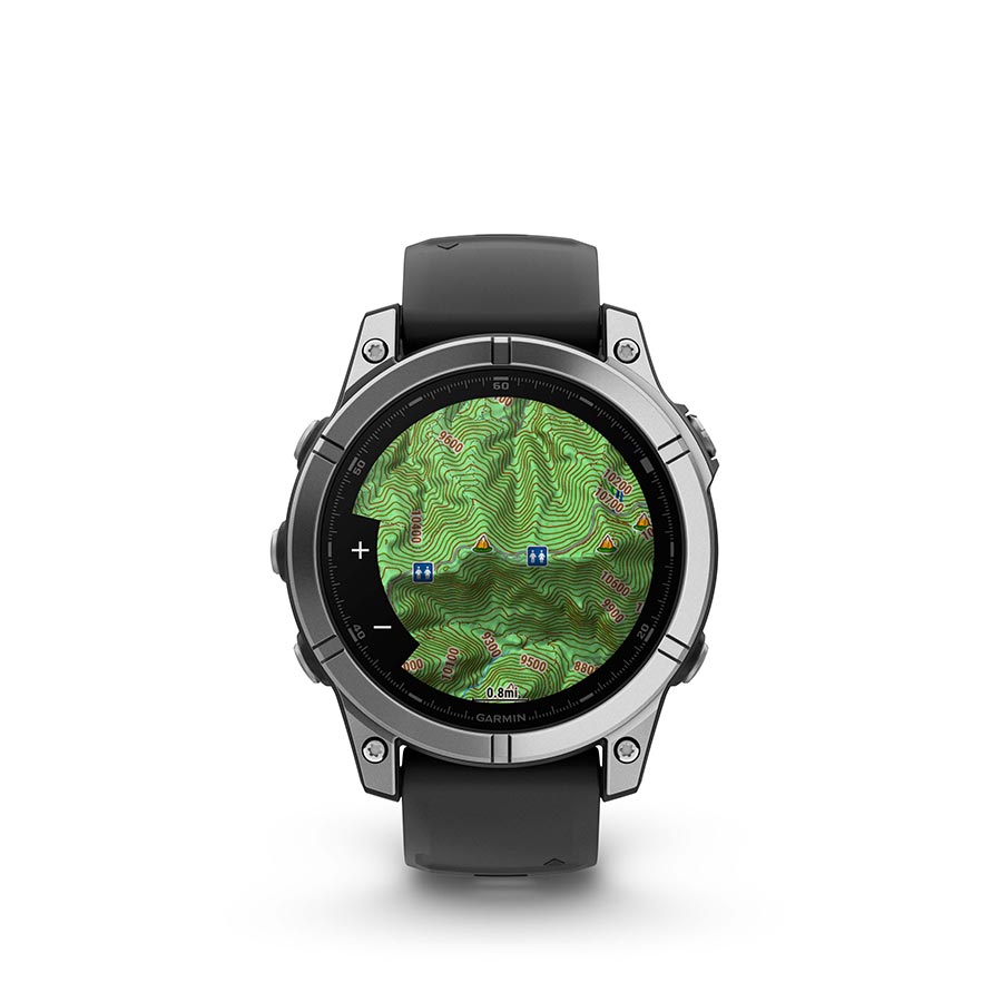 Garmin fenix E AMOLED 47mm, Acier inoxydable, vue 11