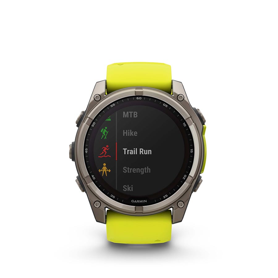 Garmin fenix 8 Solar Sapphire 51mm, Titane, vue 11