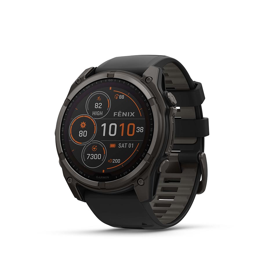 Garmin fenix 8 Solar Sapphire 51mm, Gris, vue 1