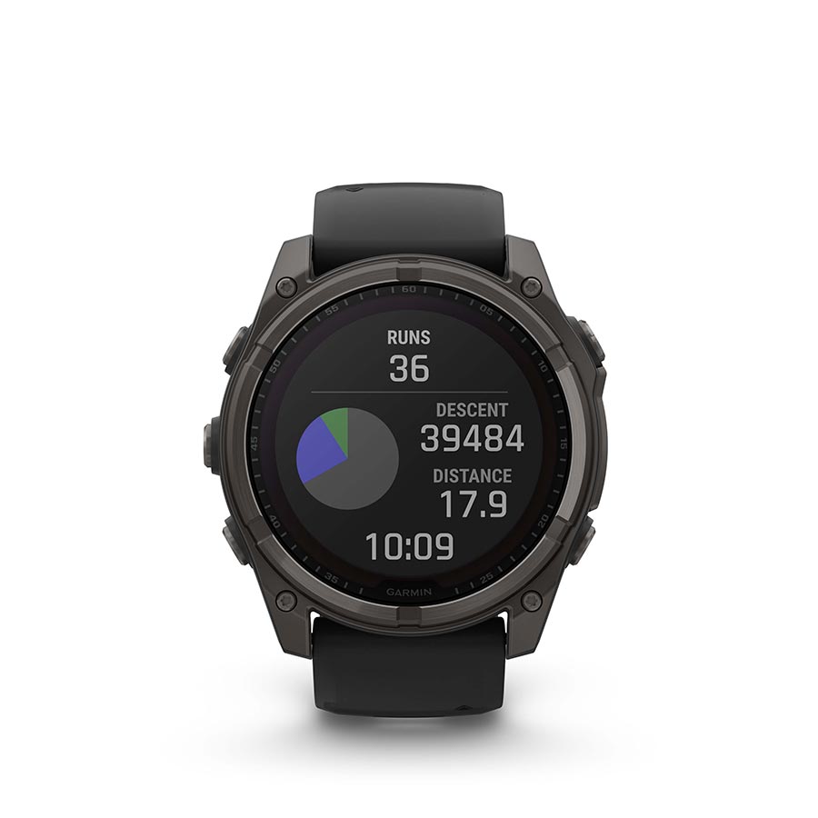 Garmin fenix 8 Solar Sapphire 51mm, Gris, vue 9