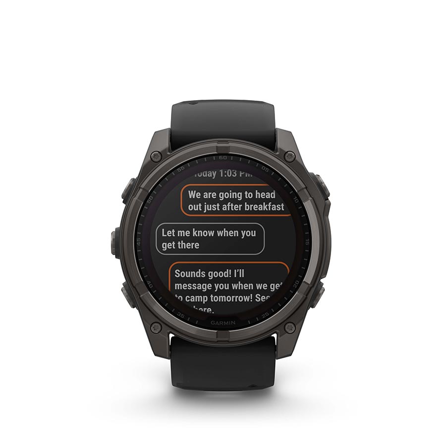 Garmin fenix 8 Solar Sapphire 51mm, Gris, vue 10