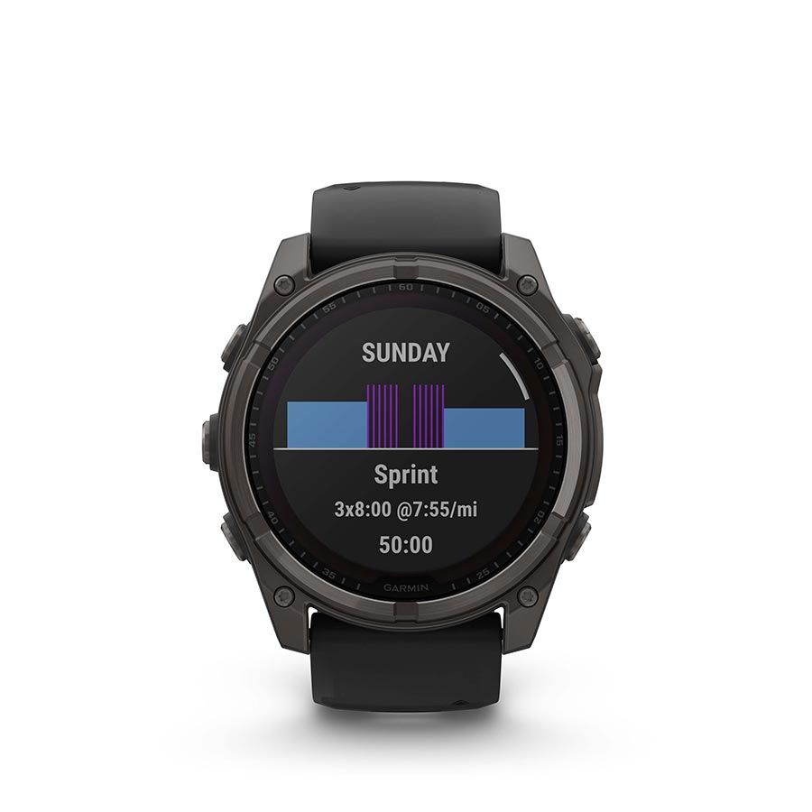 Garmin fenix 8 Solar Sapphire 51mm, Gris, vue 11