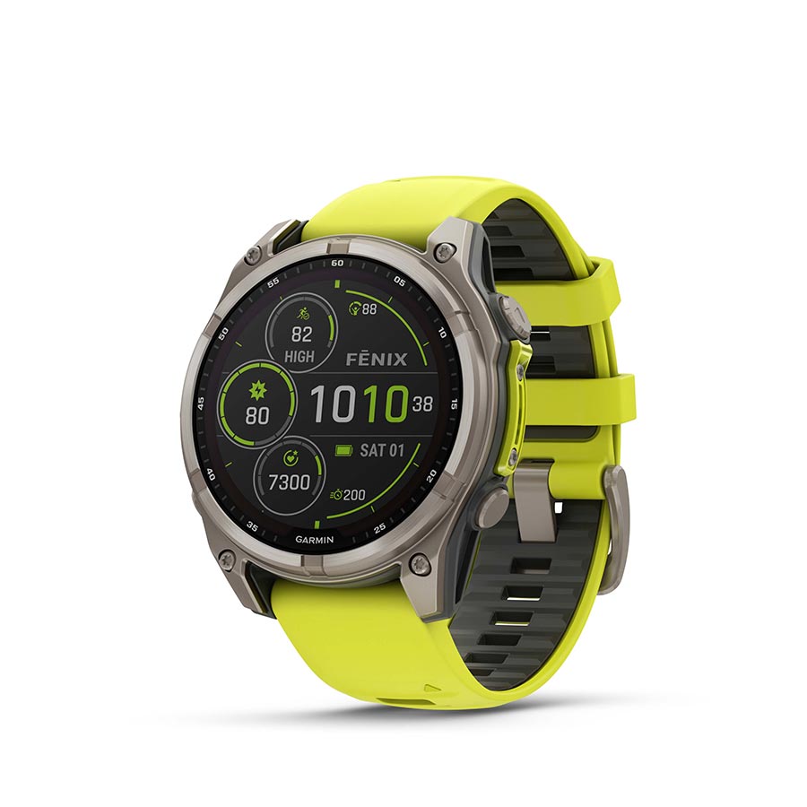 Garmin fenix 8 Solar Sapphire 47mm, Titane, vue 1