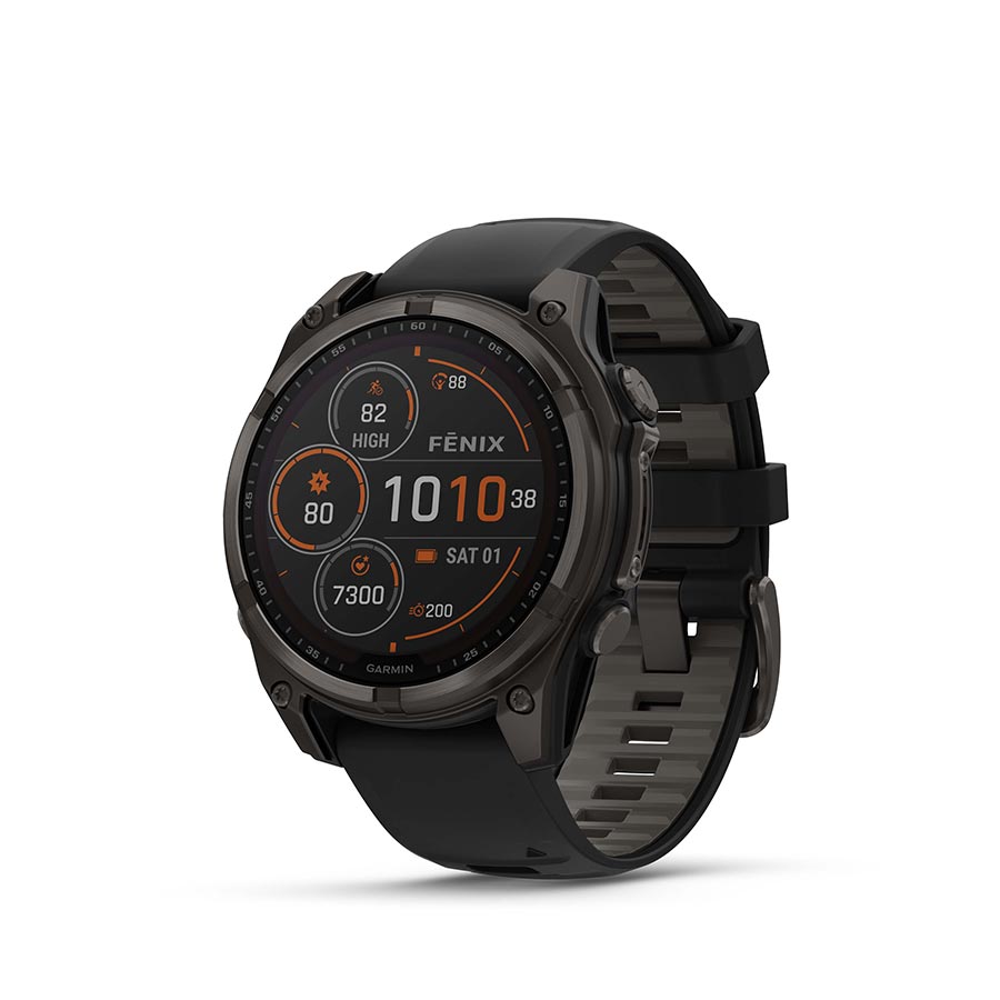 Garmin fenix 8 Solar Sapphire 47mm, Gris, vue 1