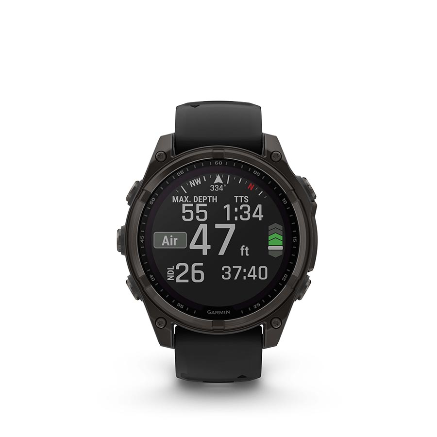 Garmin fenix 8 Solar Sapphire 47mm, Gris, vue 2