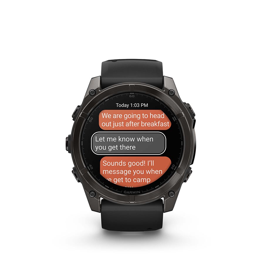 Garmin fenix 8 AMOLED Sapphire 51mm, Gris, vue 11