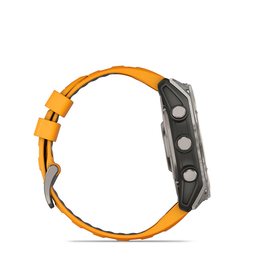 Garmin fenix 8 AMOLED Sapphire 51mm, Titane, vue 4