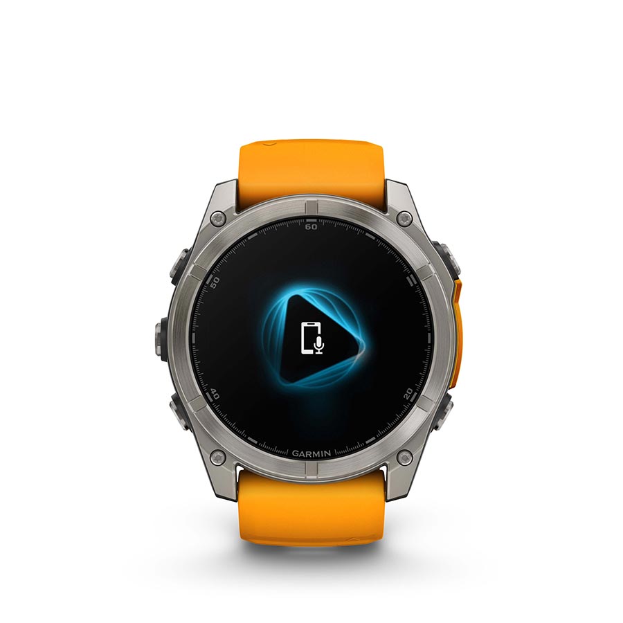 Garmin fenix 8 AMOLED Sapphire 51mm, Titane, vue 9