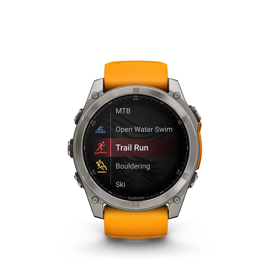 Garmin fenix 8 AMOLED Sapphire 51mm, Titane, vue 13