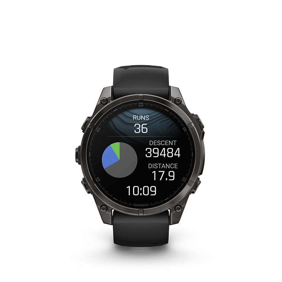 Garmin fenix 8 AMOLED Sapphire 47mm, Gris, vue 2