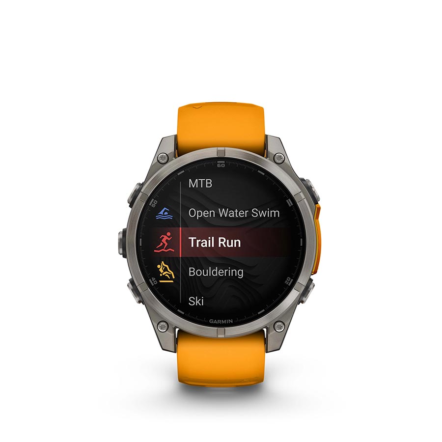 Garmin fenix 8 AMOLED Sapphire 47mm, Titane, vue 12