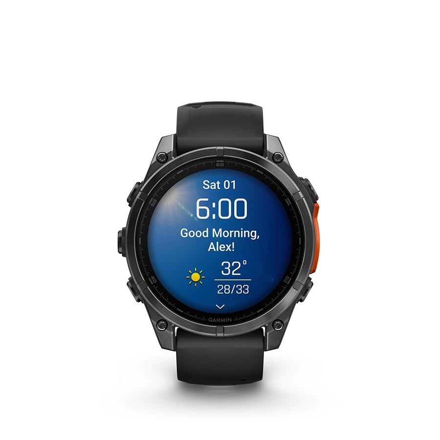 Garmin fenix 8 AMOLED 47mm, Gris ardoise, vue 8