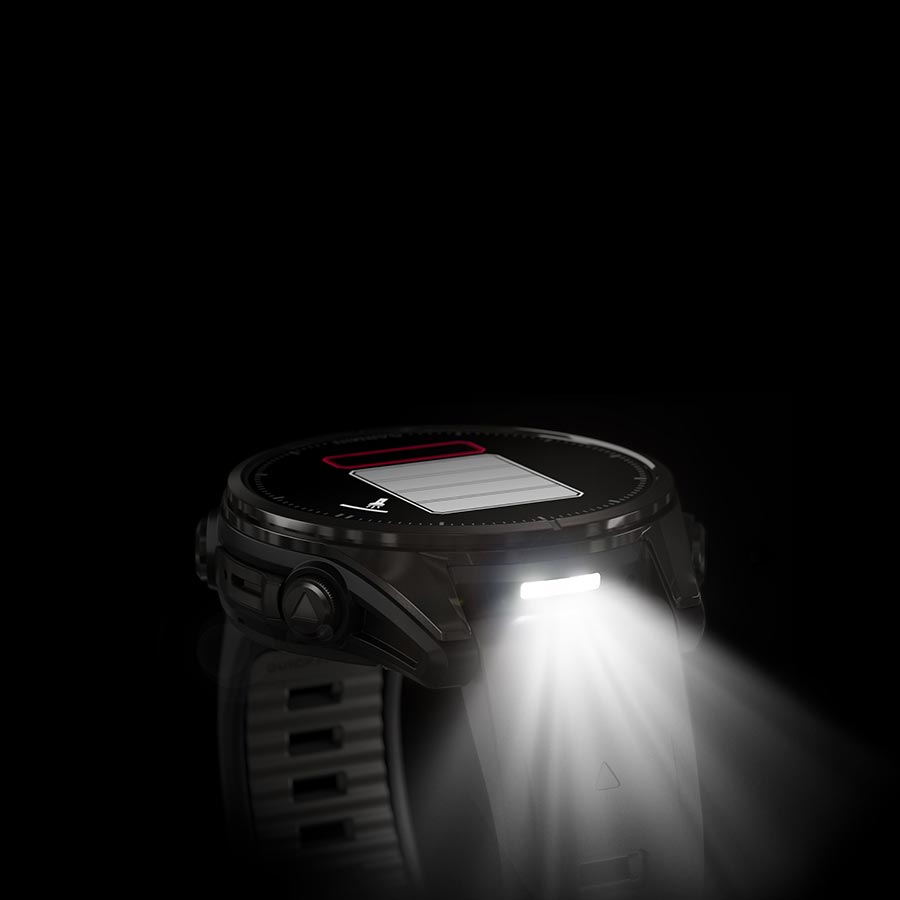 Garmin fenix 8 AMOLED Sapphire 43mm, Gris, vue 7