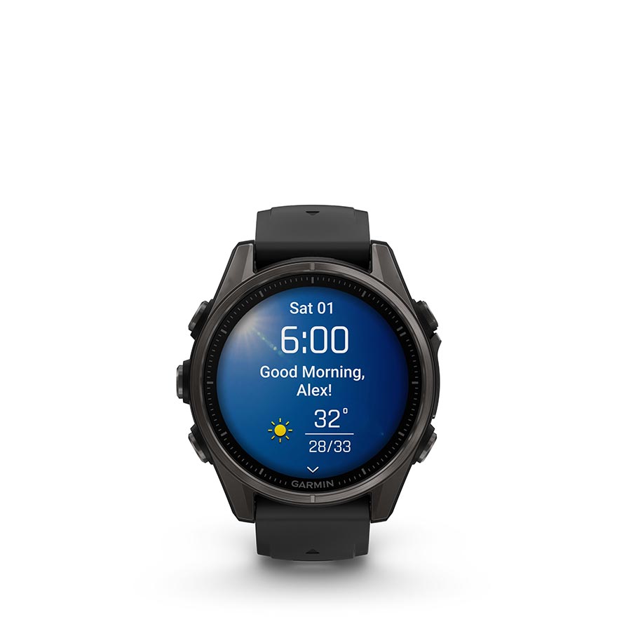 Garmin fenix 8 AMOLED Sapphire 43mm, Gris, vue 12