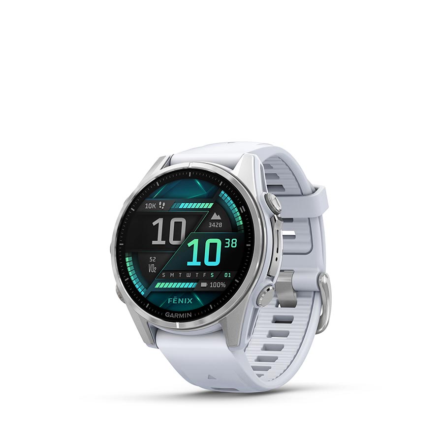 Garmin fenix 8 AMOLED 43mm, Argent, vue 1