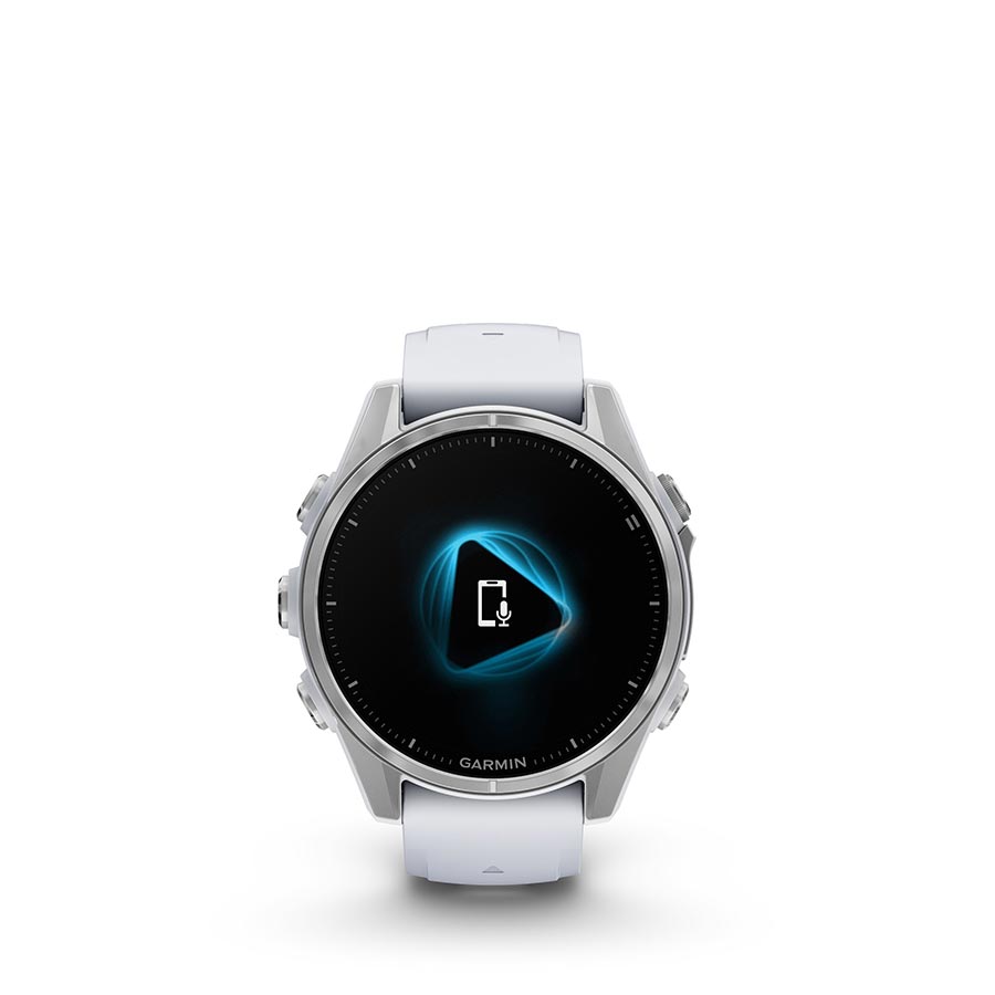 Garmin fenix 8 AMOLED 43mm, Argent, vue 8