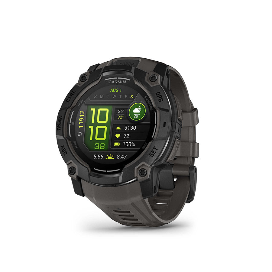 Garmin Instinct 3 50mm AMOLED, Noir, vue 1