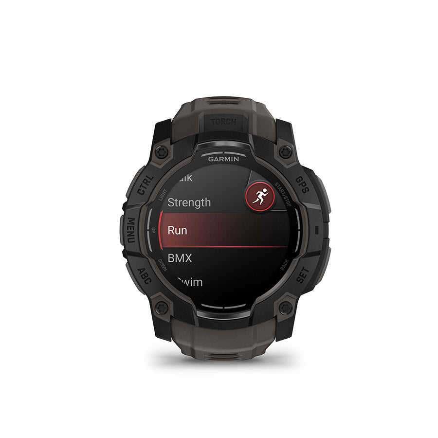 Garmin Instinct 3 50mm AMOLED, Noir, vue 2
