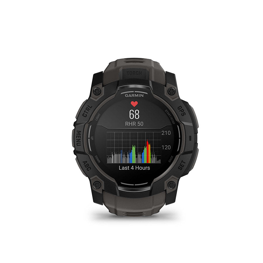 Garmin Instinct 3 50mm AMOLED, Noir, vue 7