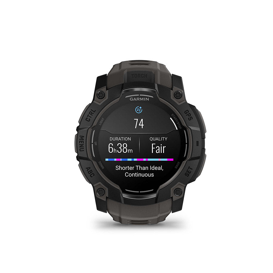 Garmin Instinct 3 50mm AMOLED, Noir, vue 10