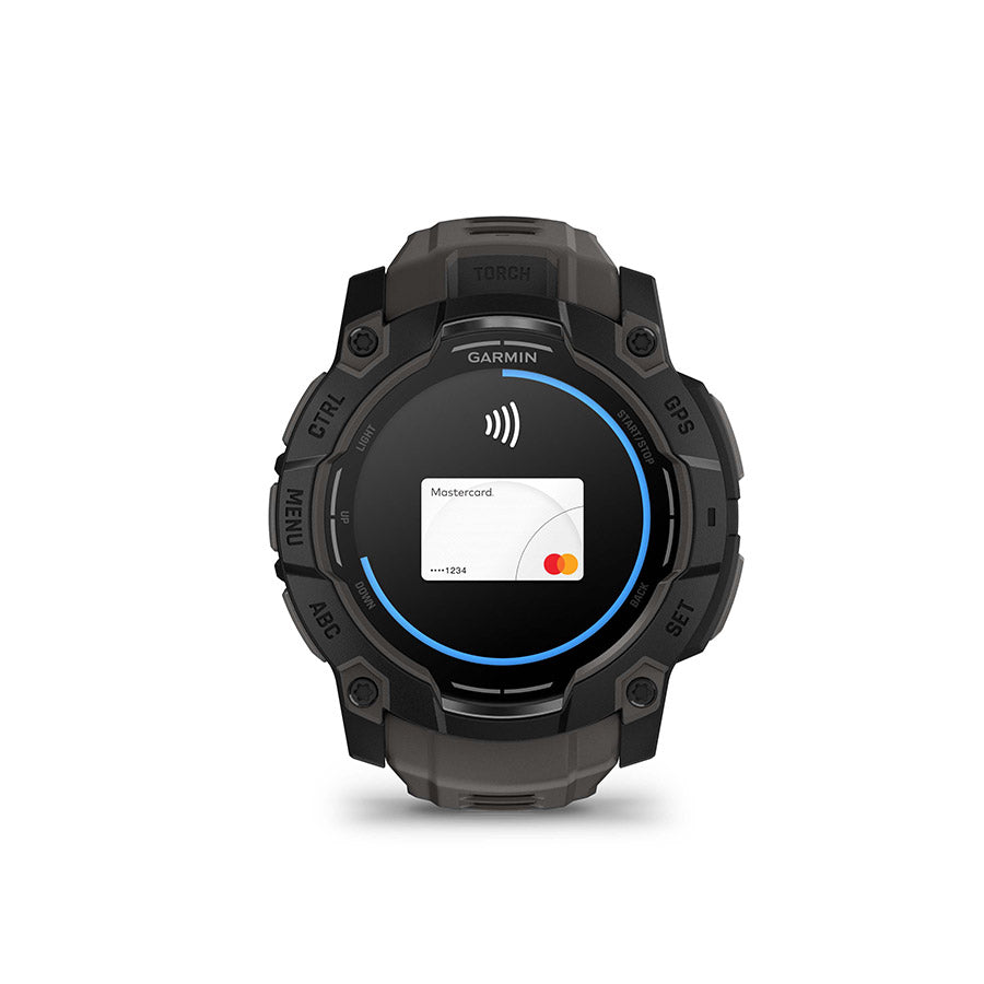 Garmin Instinct 3 50mm AMOLED, Noir, vue 12