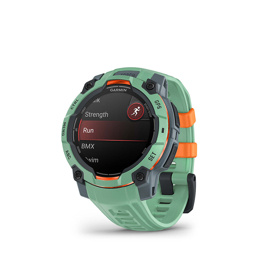 Garmin Instinct 3 45mm AMOLED, Neo Tropic, vue 2