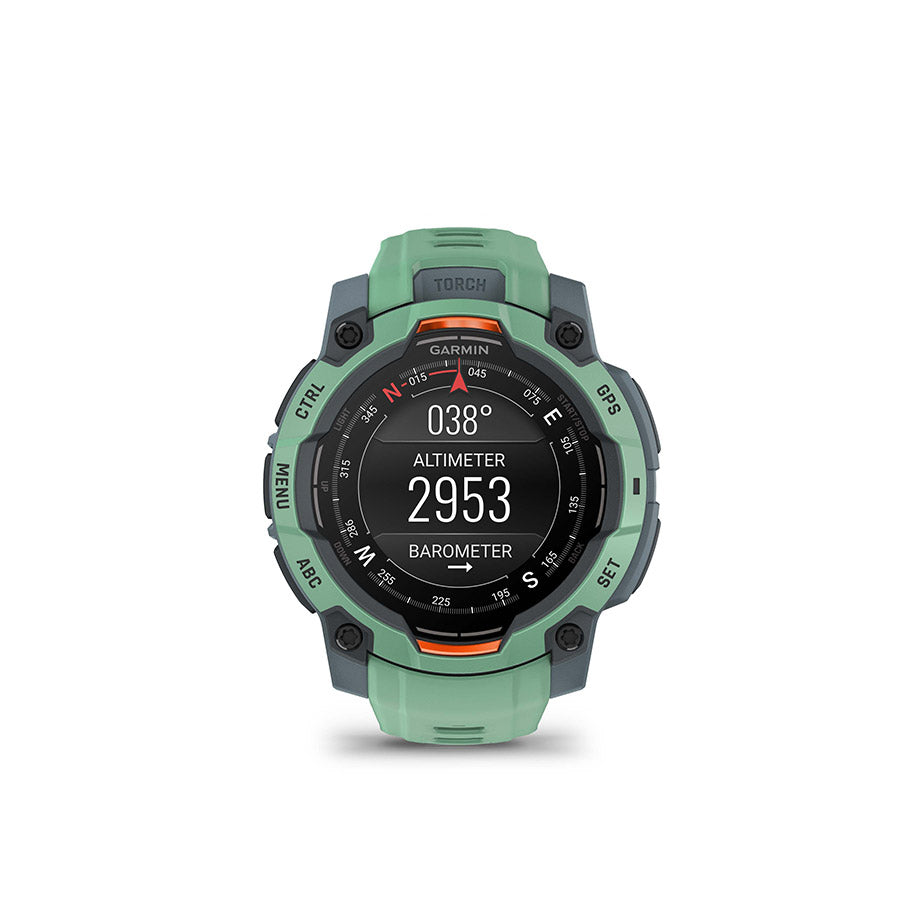 Garmin Instinct 3 45mm AMOLED, Neo Tropic, vue 8