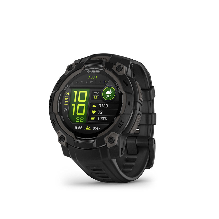 Garmin Instinct 3 45mm AMOLED, Noir, vue 1