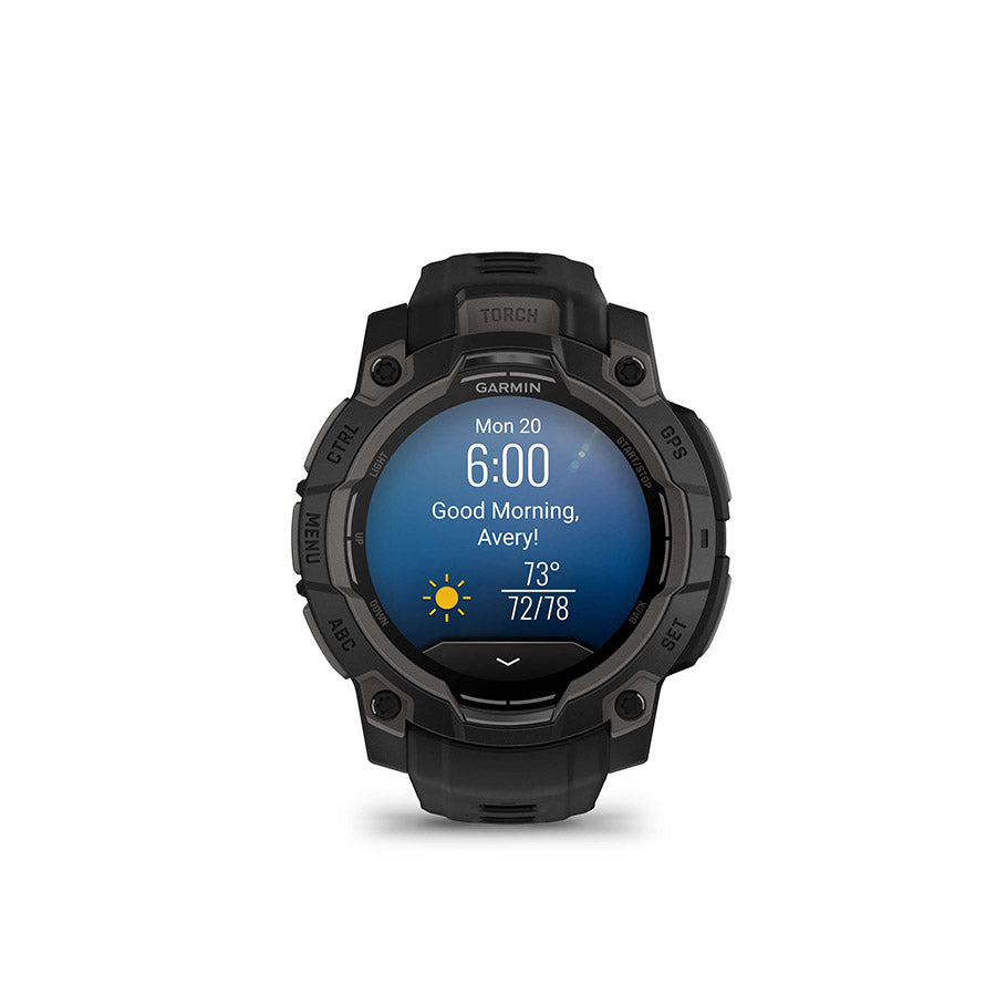 Garmin Instinct 3 45mm AMOLED, Noir, vue 11