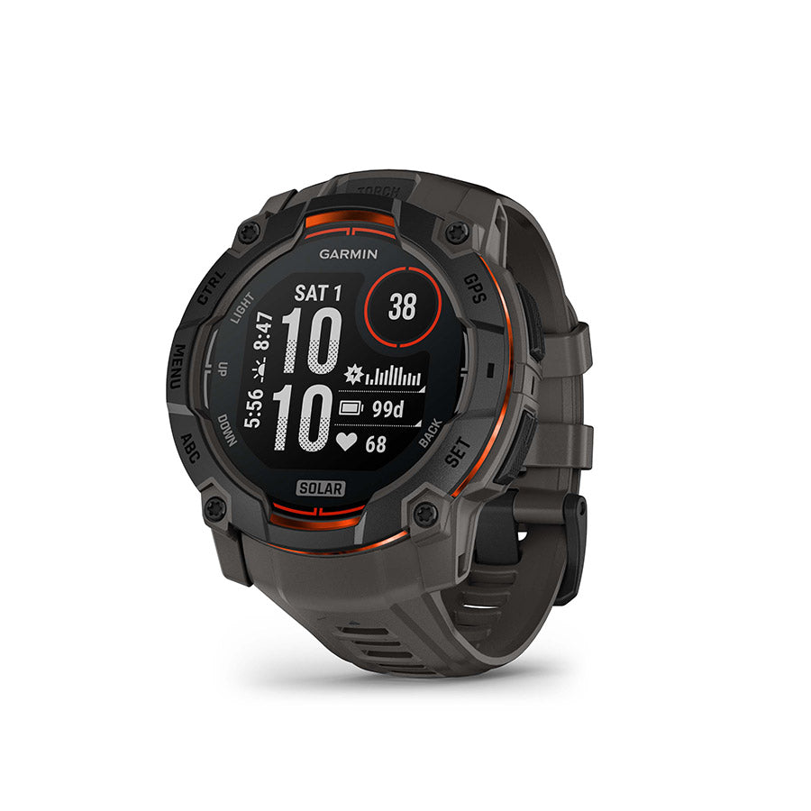 Garmin Instinct 3 50mm Solar, Noir, vue 1