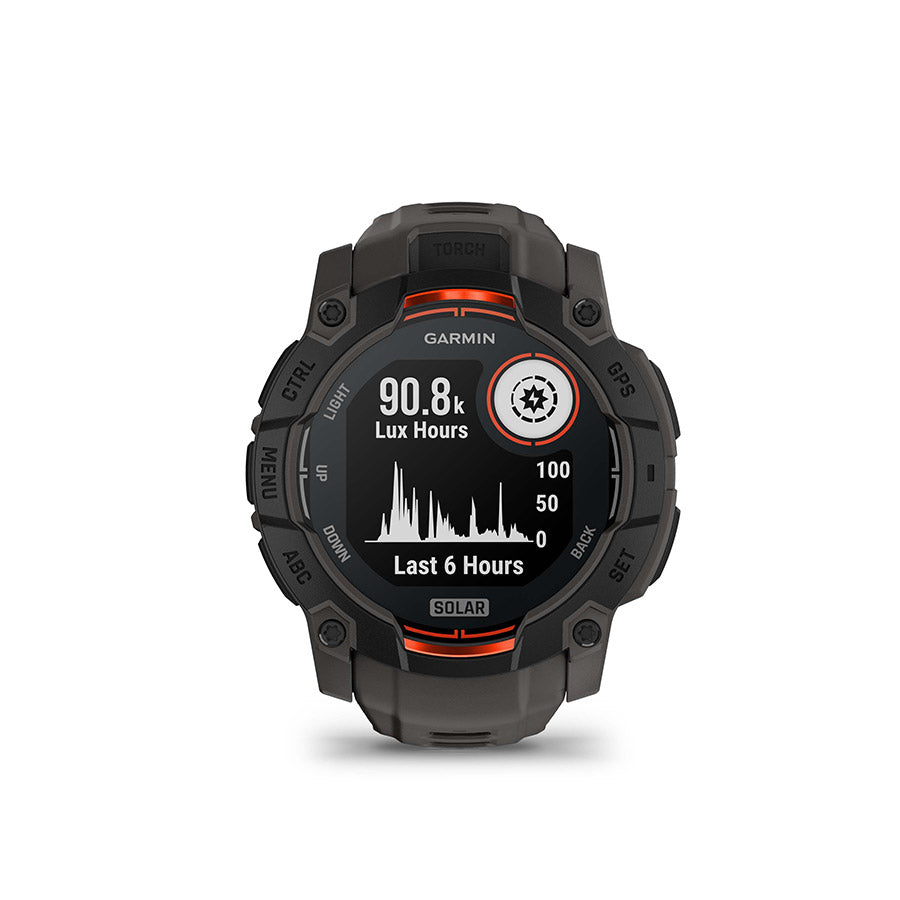 Garmin Instinct 3 50mm Solar, Noir, vue 2