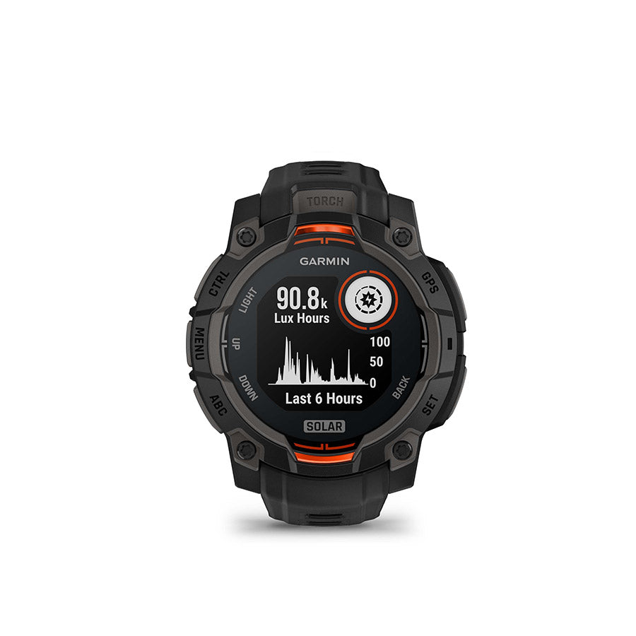 Garmin Instinct 3 45mm Solar, Noir, vue 2