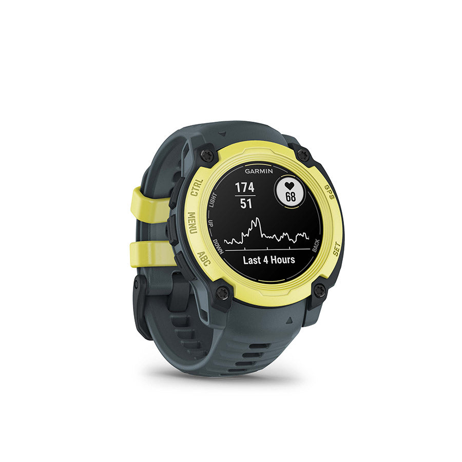 Garmin Instinct E 40mm, Electric Lime, vue 3