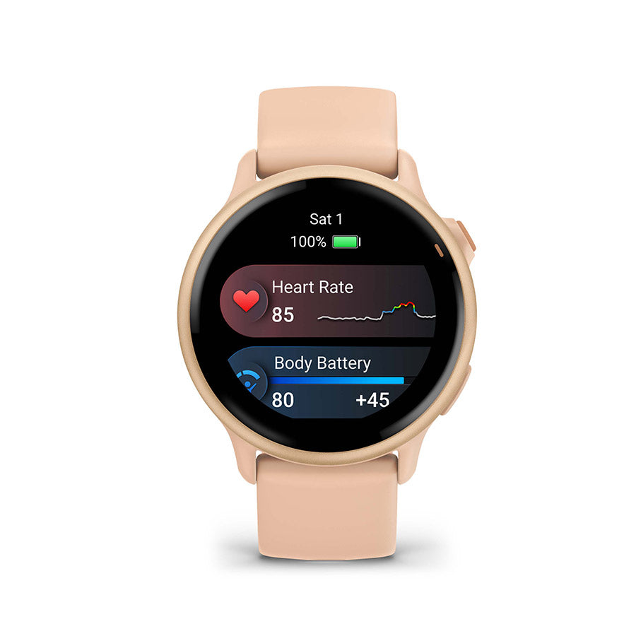 Garmin vivoactive 6, Pink Dawn, vue 6
