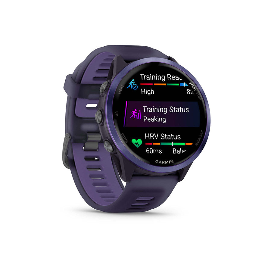 Garmin Forerunner 570 47mm, Indigo, vue 3