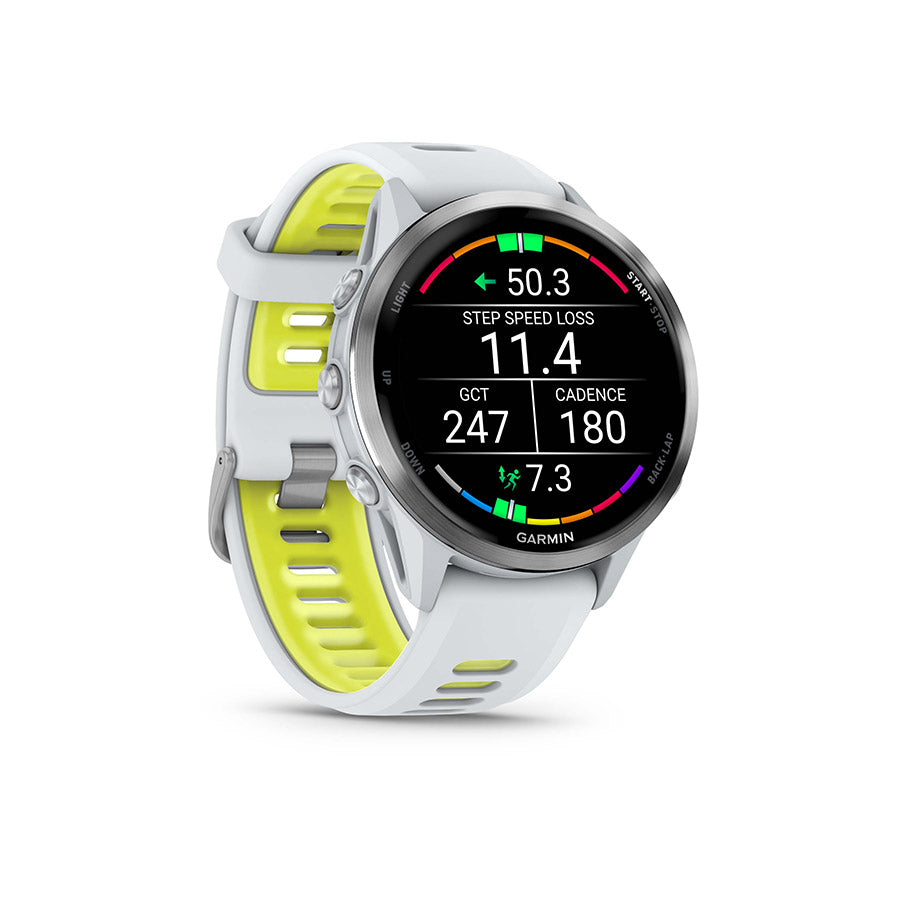 Garmin Forerunner 970, Whitestone, vue 3