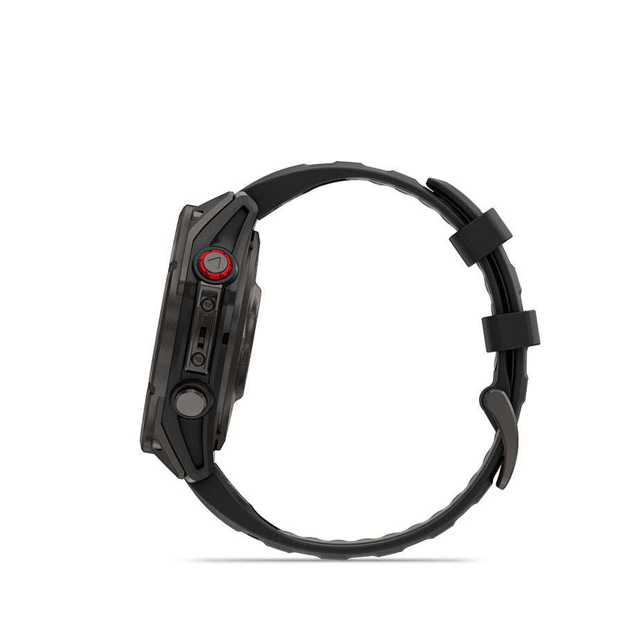 Garmin fenix 8 Pro 47mm AMOLED Sapphire, Noir et gris Pebble, vue 5