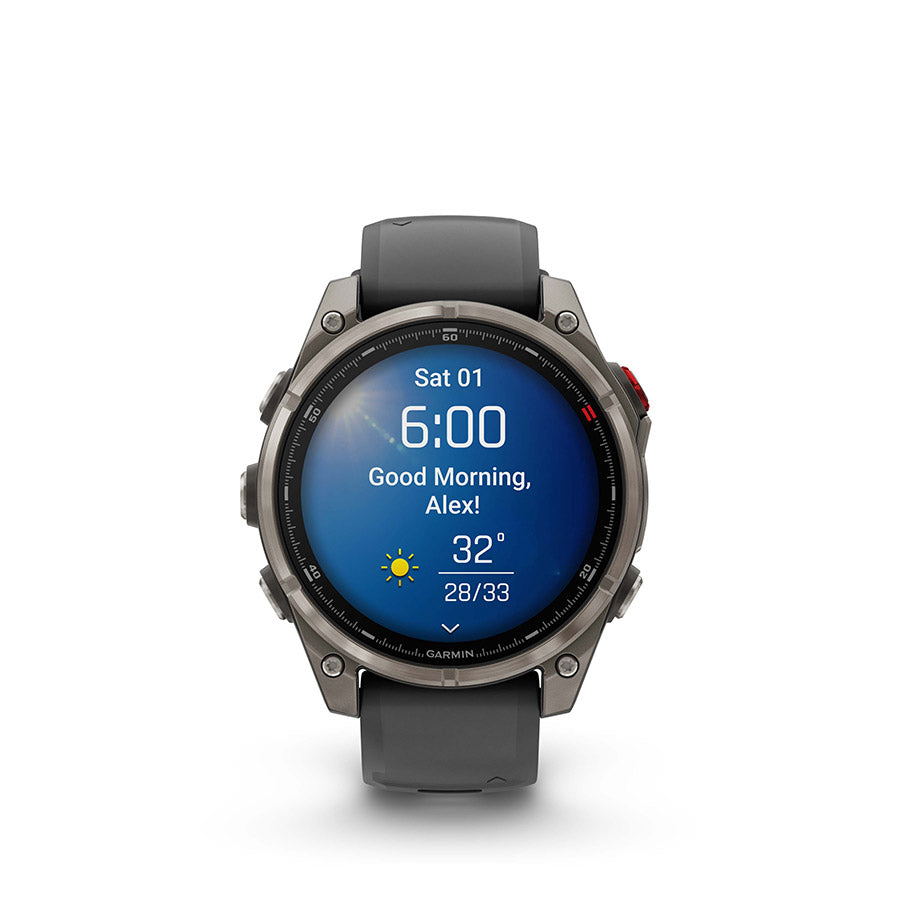 Garmin fenix 8 Pro 47mm AMOLED Sapphire, Noir, vue 2