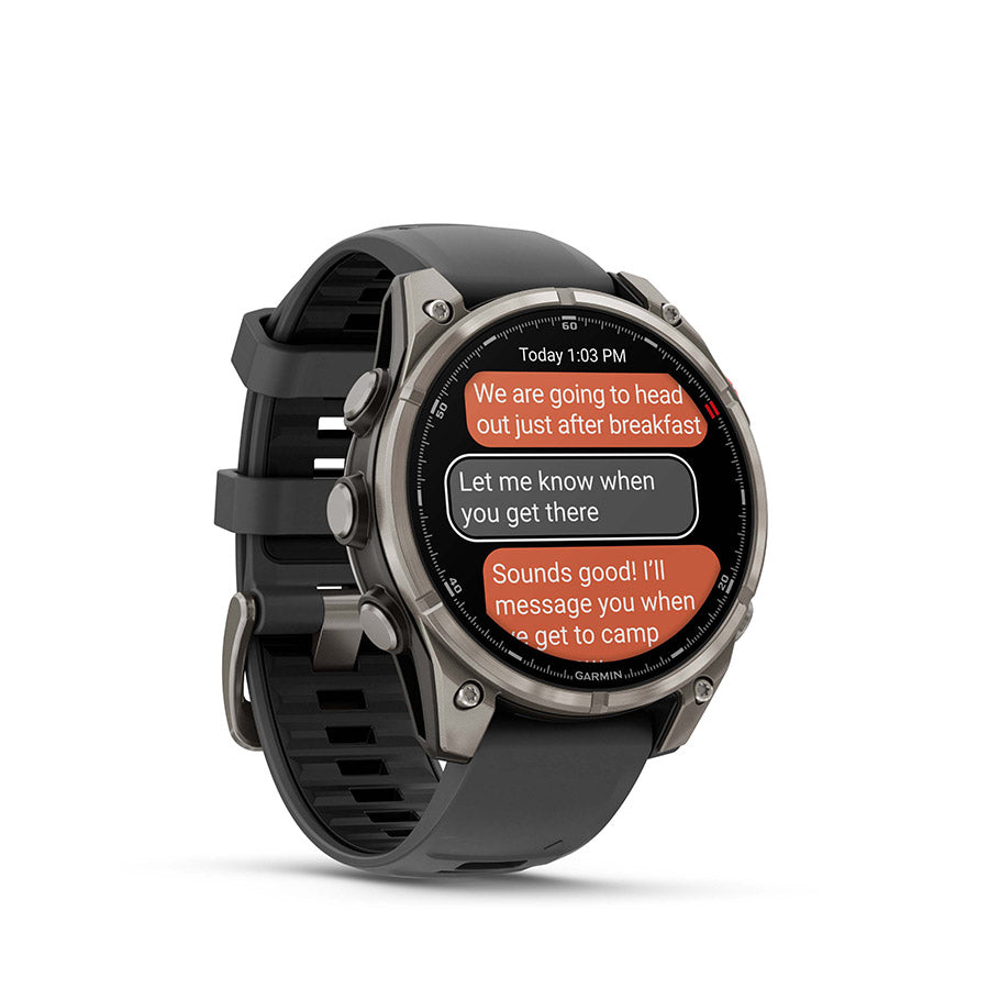 Garmin fenix 8 Pro 47mm AMOLED Sapphire, Noir, vue 7