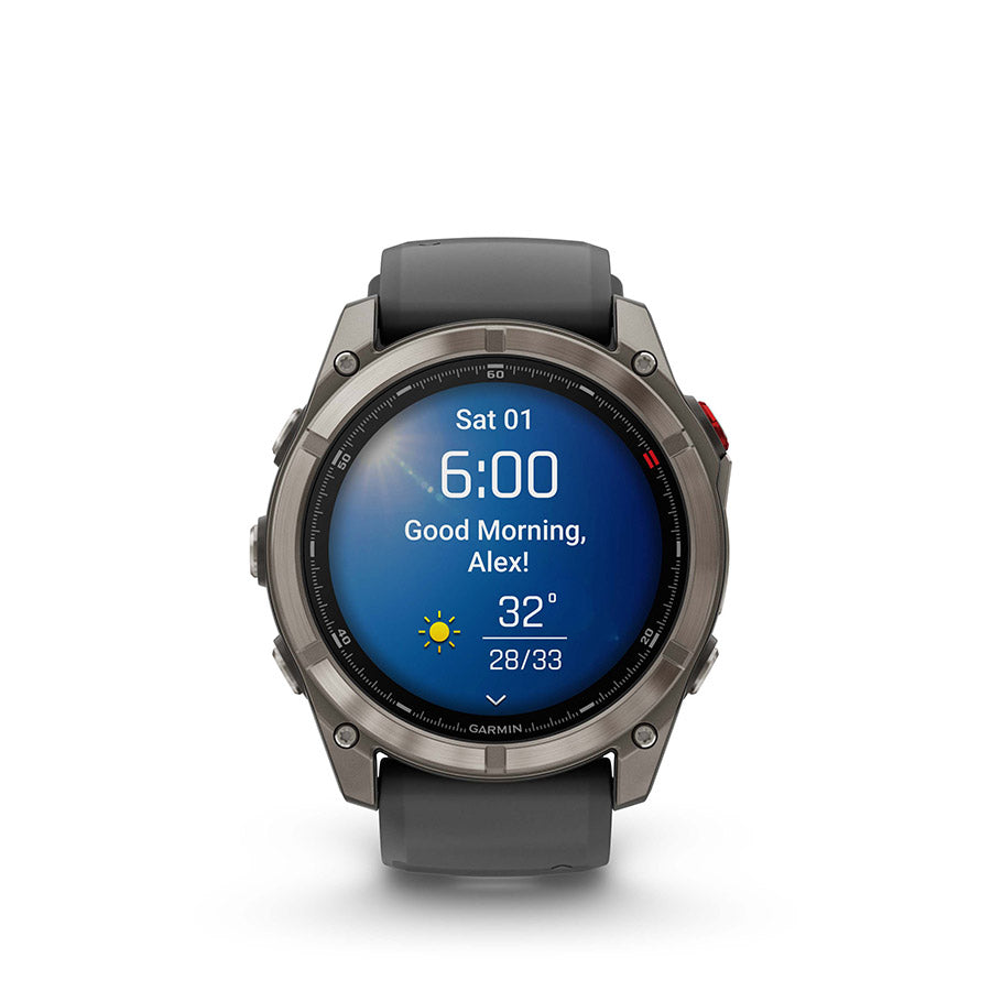 Garmin fenix 8 Pro 51mm AMOLED Sapphire, Noir, vue 2