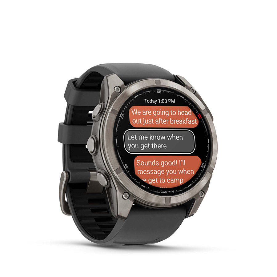 Garmin fenix 8 Pro 51mm AMOLED Sapphire, Noir, vue 7