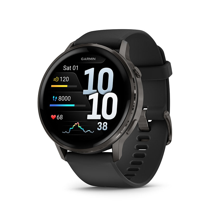 Garmin Venu 4 45mm, Ardoise et noir, vue 1