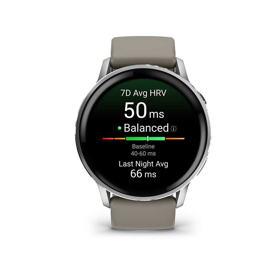 Garmin Venu 4 45mm, Argent et gris argent, vue 2