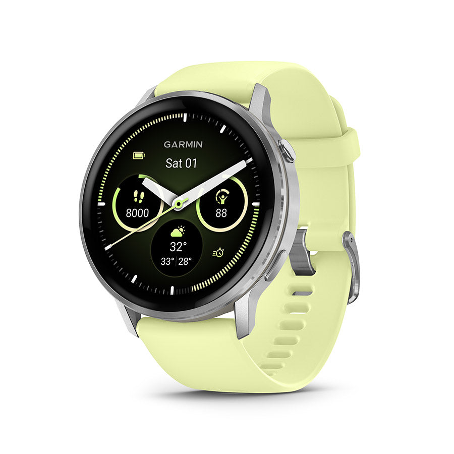 Garmin Venu 4 45mm, Argent et Citron, vue 1