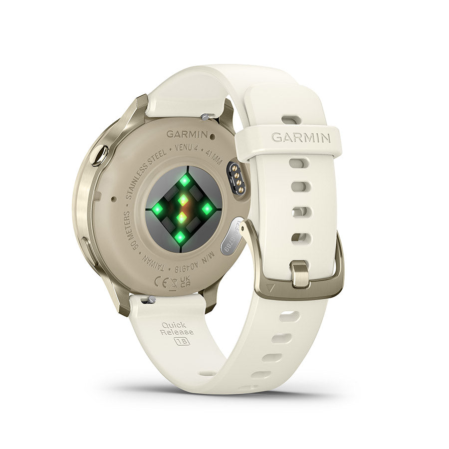 Garmin Venu 4 41mm, Lunar Gold et Bone, vue 7
