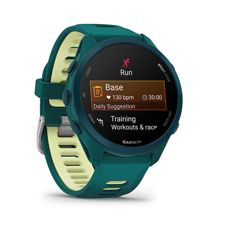 Garmin Forerunner 170 Music, Teal Green, vue 3